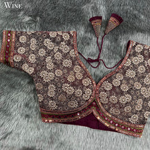 Load image into Gallery viewer, SABYASACHI STYLE VELVET Readymade BLOUSE
