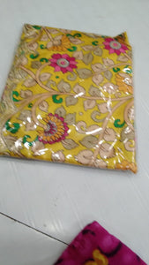 Kalamkari cutwork dupattas for Lehengas, gowns & half sarees