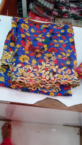 Kalamkari cutwork dupattas for Lehengas, gowns & half sarees