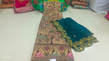 Load image into Gallery viewer, Banarasi Lehenga Fabric with cutwork dupatta
