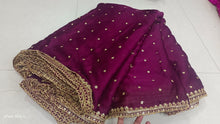 Load image into Gallery viewer, Satin chiffon Lehenga Dupatta
