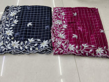 Load image into Gallery viewer, Organza checked duppatta
