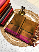 Load image into Gallery viewer, Tissue Linen Silk Sarees - Sheetal Fashionzz
