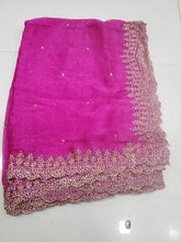 Load image into Gallery viewer, Chiffon cutwork lehenga Dupatta
