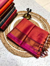 Load image into Gallery viewer, Tissue Linen Silk Sarees - Sheetal Fashionzz
