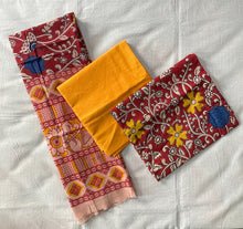 Load image into Gallery viewer, Kalamkari pure cotton dress materials
