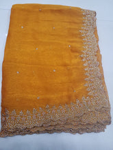 Load image into Gallery viewer, Chiffon cutwork lehenga Dupatta
