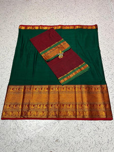 NARAYANPET COTTON HALF SAREE LEHENGA SETS

🍀 Lehangas With Heavy Pure soft jari weaving