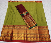 Load image into Gallery viewer, NARAYANPET COTTON HALF SAREE LEHENGA SETS

🍀 Lehangas With Heavy Pure soft jari weaving
