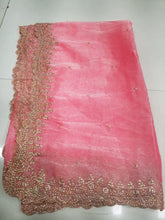 Load image into Gallery viewer, Chiffon cutwork lehenga Dupatta
