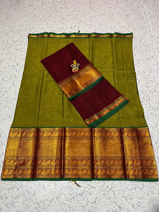 NARAYANPET COTTON HALF SAREE LEHENGA SETS

🍀 Lehangas With Heavy Pure soft jari weaving