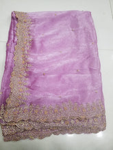 Load image into Gallery viewer, Chiffon cutwork lehenga Dupatta
