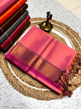 Load image into Gallery viewer, Tissue Linen Silk Sarees - Sheetal Fashionzz
