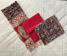Load image into Gallery viewer, Kalamkari pure cotton dress materials
