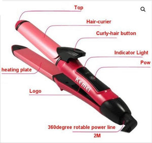 Nv-2009 Hair Straightener  (Pink)