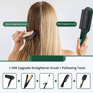 Hair Straightener Brush, Hair Straightening Ir