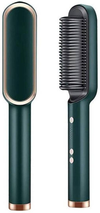 Hair Straightener Comb for Women and Men, Hair Styler, Straightener Machine Brush/PTC Heating Electric Straightener with 5 Temperature Control Hair Straightener