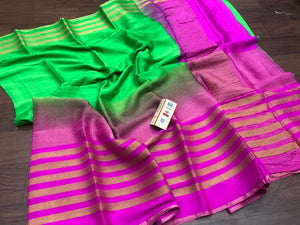 Pure Mysore Wrinkled Crepe Silk - Sheetal Fashionzz