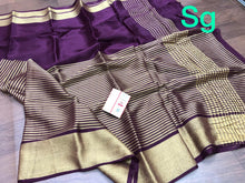 Load image into Gallery viewer, Mysore Silk Wrinkle Crepe Sarees - Sheetal Fashionzz
