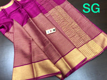 Load image into Gallery viewer, Mysore Silk Wrinkle Crepe Sarees - Sheetal Fashionzz
