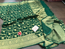 Load image into Gallery viewer, Khaddi Banarasi Georgette Sarees - Sheetal Fashionzz
