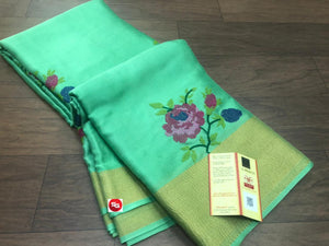 Pure Mysore Wrinkled Crepe Silks - Sheetal Fashionzz