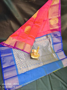Chanderi Peacock Butta Silk Cotton Sarees - Sheetal Fashionzz