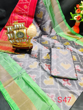 Load image into Gallery viewer, Uppada Soft Silk Pochamally Sarees - Sheetal Fashionzz
