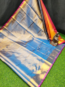Uppada Semi Tissue Silk Sarees - Sheetal Fashionzz