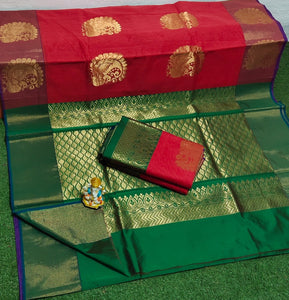 Kuppadam Silk Cotton - Sheetal Fashionzz