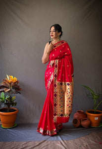 Soft Silk Paithani Sarees - Sheetal Fashionzz