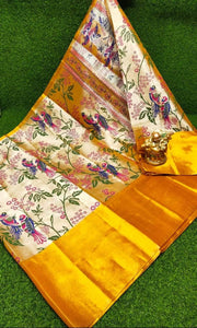 Uppada pure tissue by cotton sarees - Sheetal Fashionzz