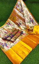 Load image into Gallery viewer, Uppada pure tissue by cotton sarees - Sheetal Fashionzz
