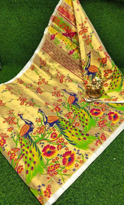 Uppada pure tissue by cotton sarees - Sheetal Fashionzz