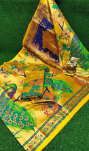 Load image into Gallery viewer, Uppada pure tissue by cotton sarees - Sheetal Fashionzz
