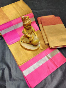 Uppada tissue by cotton sarees - Sheetal Fashionzz
