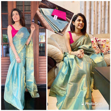 Load image into Gallery viewer, Beautiful Uppada Tissue Sarees with Pearl Blouse - Sheetal Fashionzz
