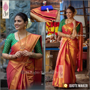 Beautiful Uppada Tissue Sarees with Pearl Blouse - Sheetal Fashionzz