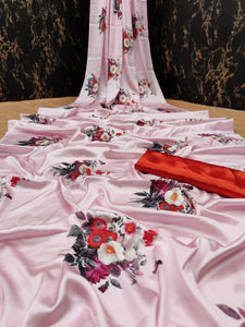 Japan Satin silk sarees - Sheetal Fashionzz