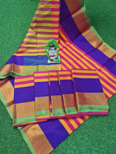 Load image into Gallery viewer, Tripura cottion sarees with Running Blouse - Sheetal Fashionzz
