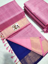 Load image into Gallery viewer,  TRIPURA PURE HANDLOOM HALF N HALF PATTU SAREES - Sheetal Fashionzz
