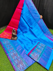 Uppada Soft Silk Pochamally border Sarees - Sheetal Fashionzz