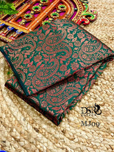 Load image into Gallery viewer, Dsr ERAGAI POLE
Kanchi semi silk bridal saree with all over copper zari jaquards - Sheetal Fashionzz
