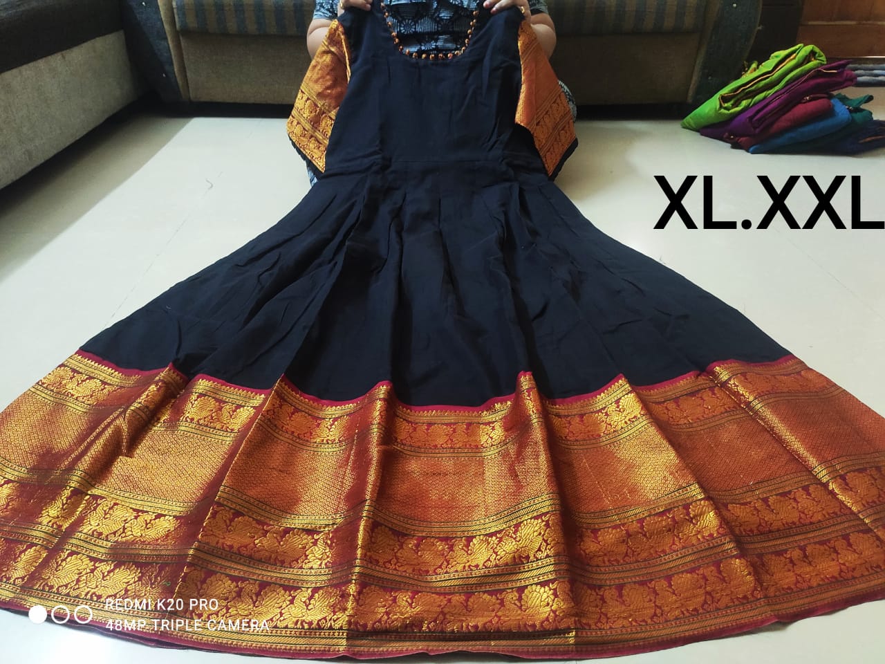 Women Plain New Designer Tapeta Silk Ladies Long Gown at Rs 600 in Surat