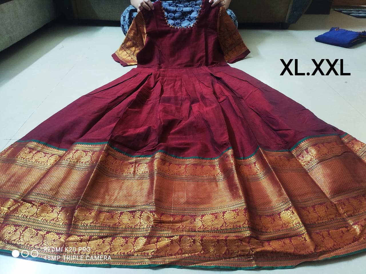 Convert old sarees into gown/ Make Gorgeous long length gown reuse old  sarees// Saree's long Kurtis - YouTube