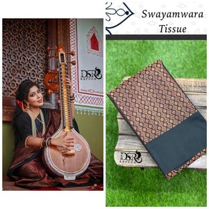 DSR-Swayamwara Tissue Pattu Sarees - Sheetal Fashionzz