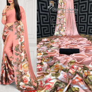 Japan Satin Silk Sarees - Sheetal Fashionzz