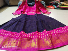 Load image into Gallery viewer, Madurai Sungudi All over Zari checks Fabric &amp; banarasi jacord cotton combo - Sheetal Fashionzz
