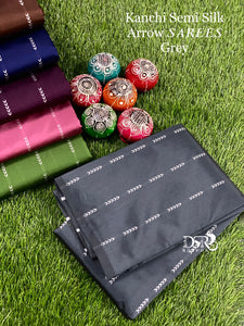  Elegant Kanchi Traditional Arrow Kanchi semi silk 𝑆𝐴𝑅𝐸𝐸s - Sheetal Fashionzz