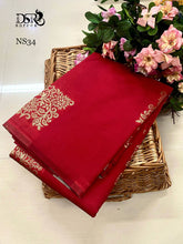 Load image into Gallery viewer, Grand bridal mercerised silk by cotton sarees with grand pall - Sheetal Fashionzz
